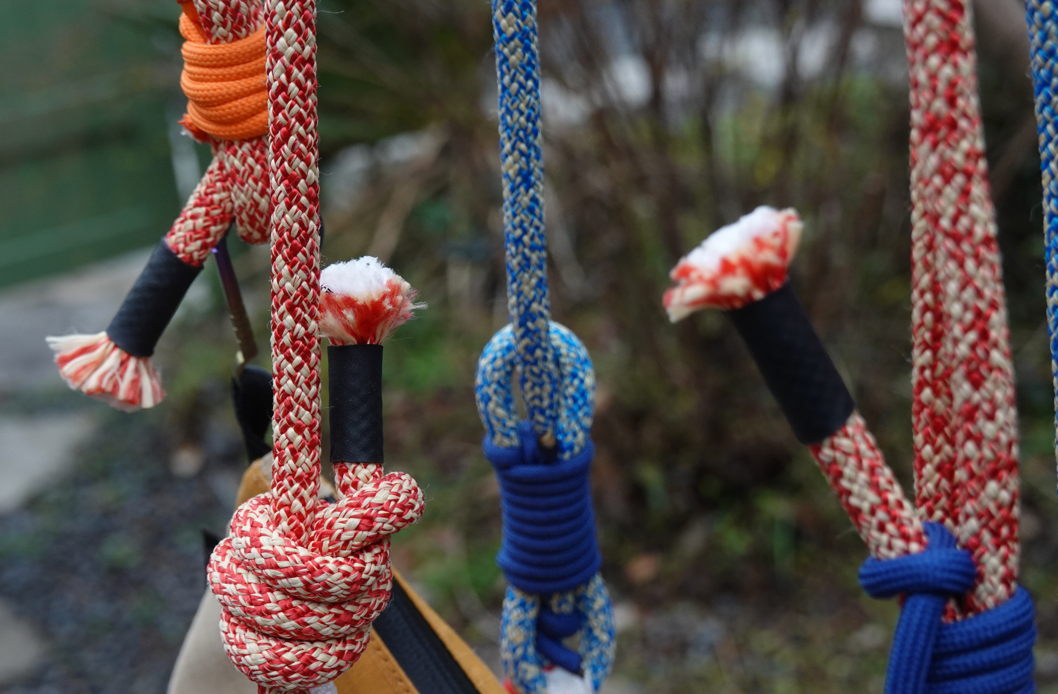 Kevlar & Dyneema Gurt Handgewebt · Blau/Rot - Ansicht 6