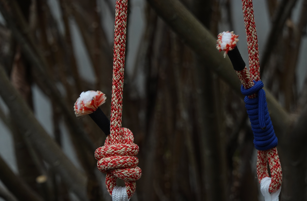 Kevlar & Dyneema Gurt Handgewebt · Blau/Rot - Ansicht 7