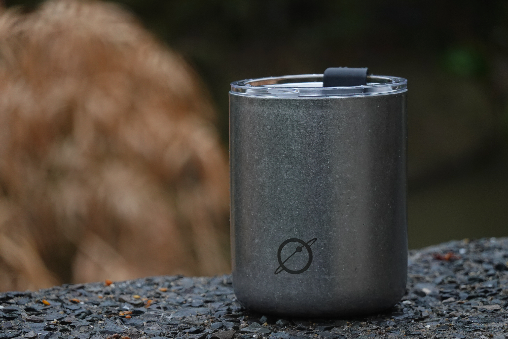 Matter Isolier-Tumbler mit Deckel · Doppelwandig Edelstahl - Ansicht 4