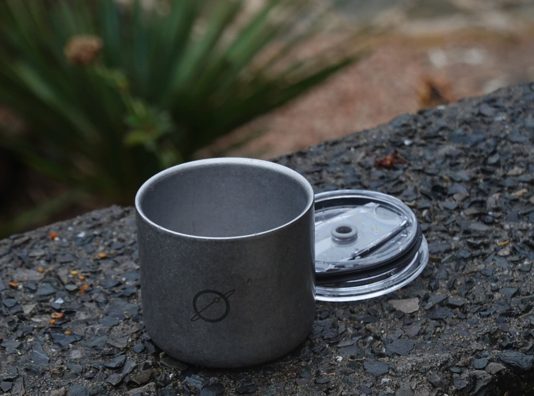 Matter Isolier-Tumbler mit Deckel · Doppelwandig Edelstahl - Ansicht 7