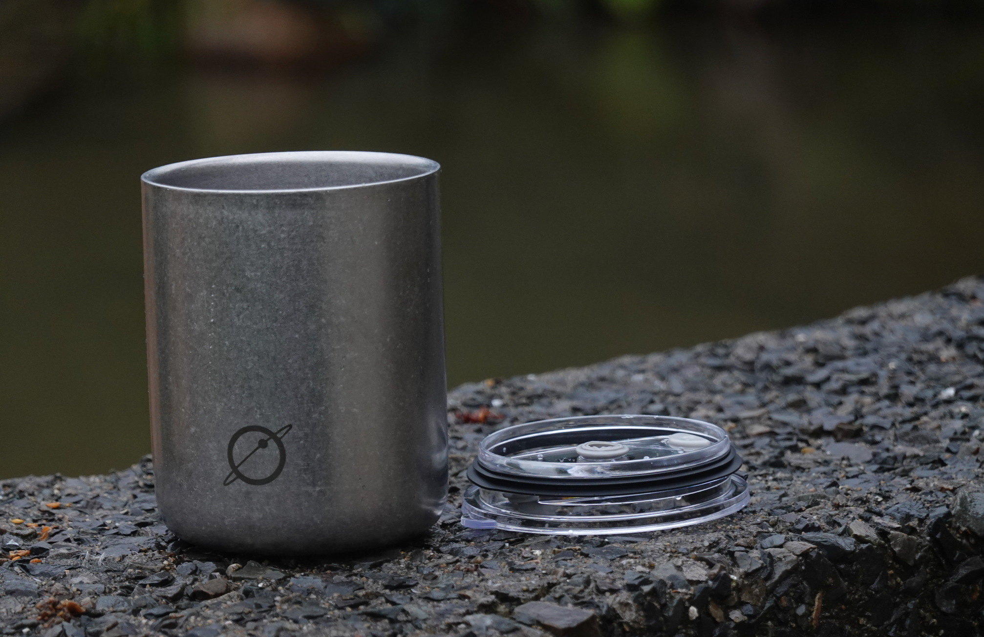 Matter Isolier-Tumbler mit Deckel · Doppelwandig Edelstahl - Ansicht 6