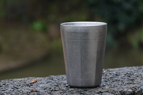 Hoher Isolierbecher 8-Seitig · Matt · Doppelwandig Edelstahl - Ansicht 1