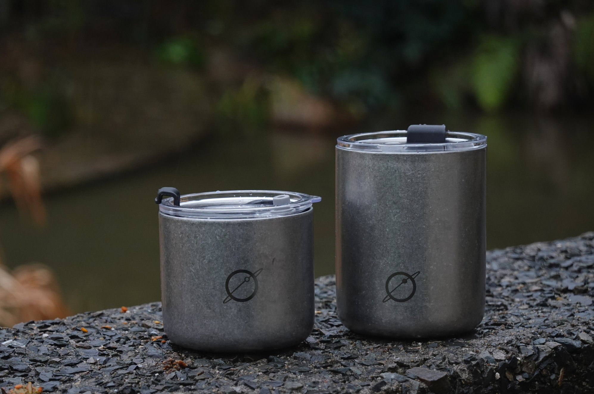 Matter Isolier-Tumbler mit Deckel · Doppelwandig Edelstahl - Ansicht 5